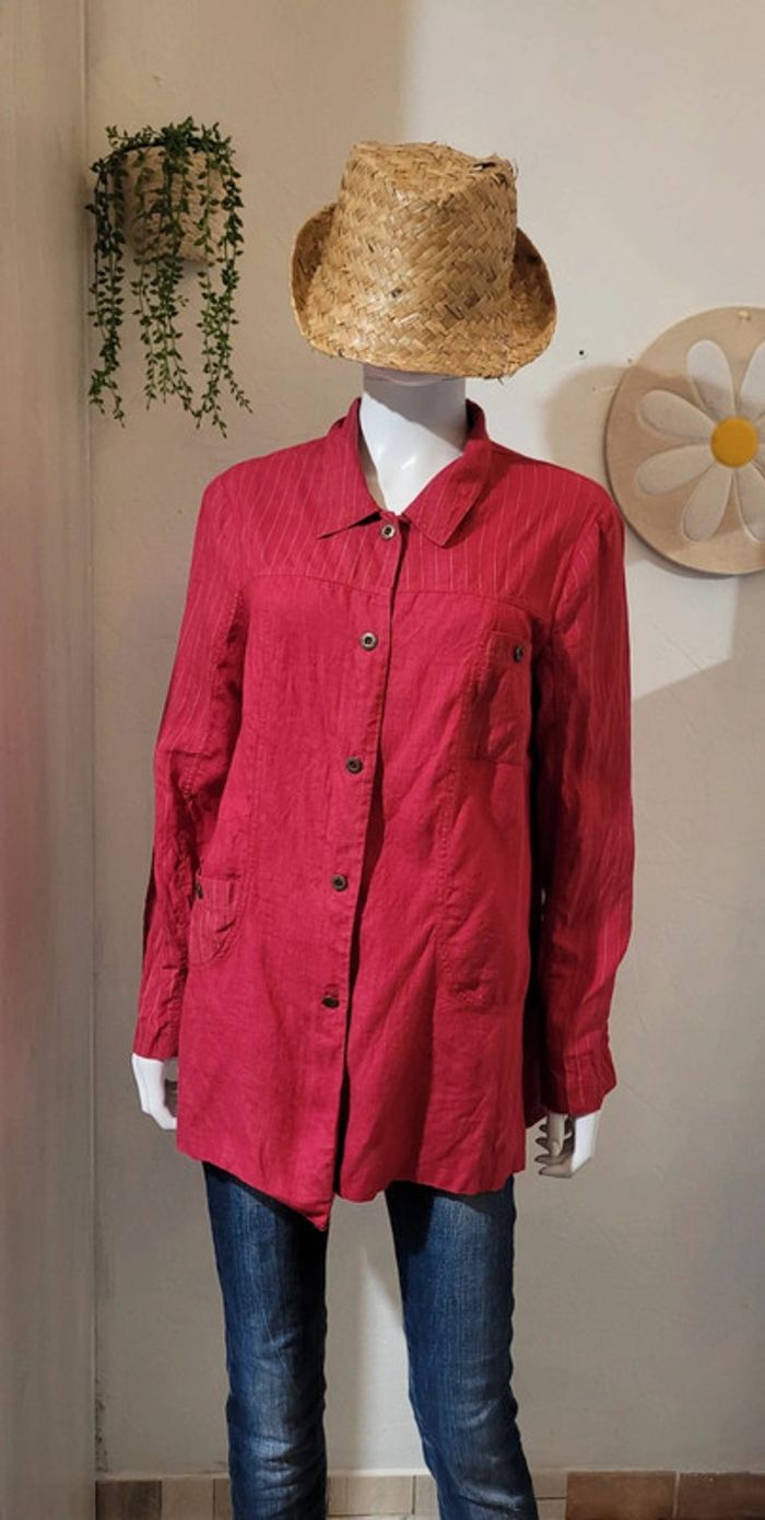 Chemise veste en lin - photo numéro 2