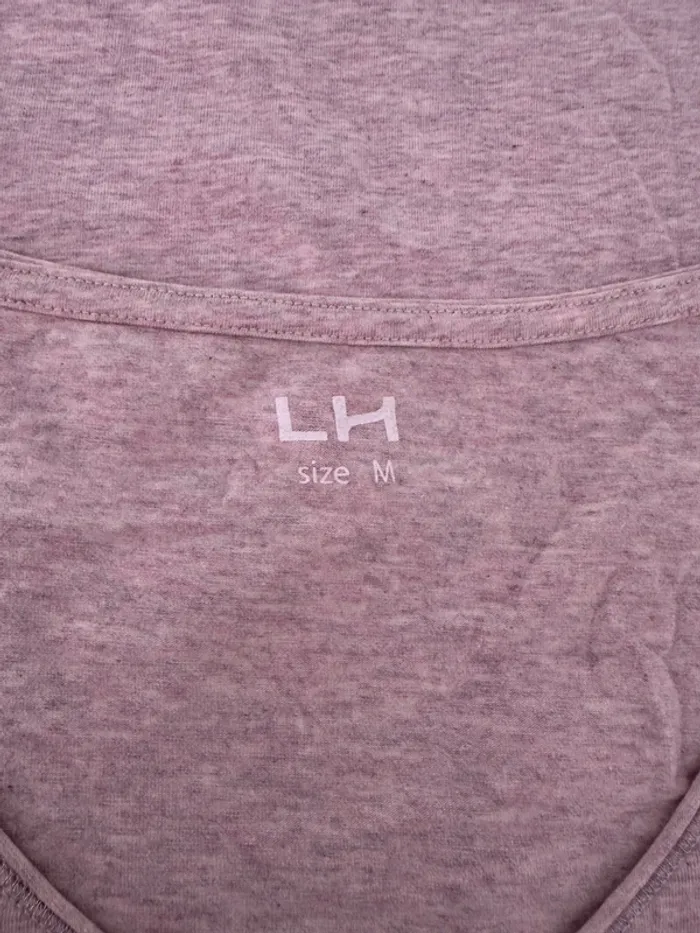 T-shirt rose chiné impeccable - photo numéro 8