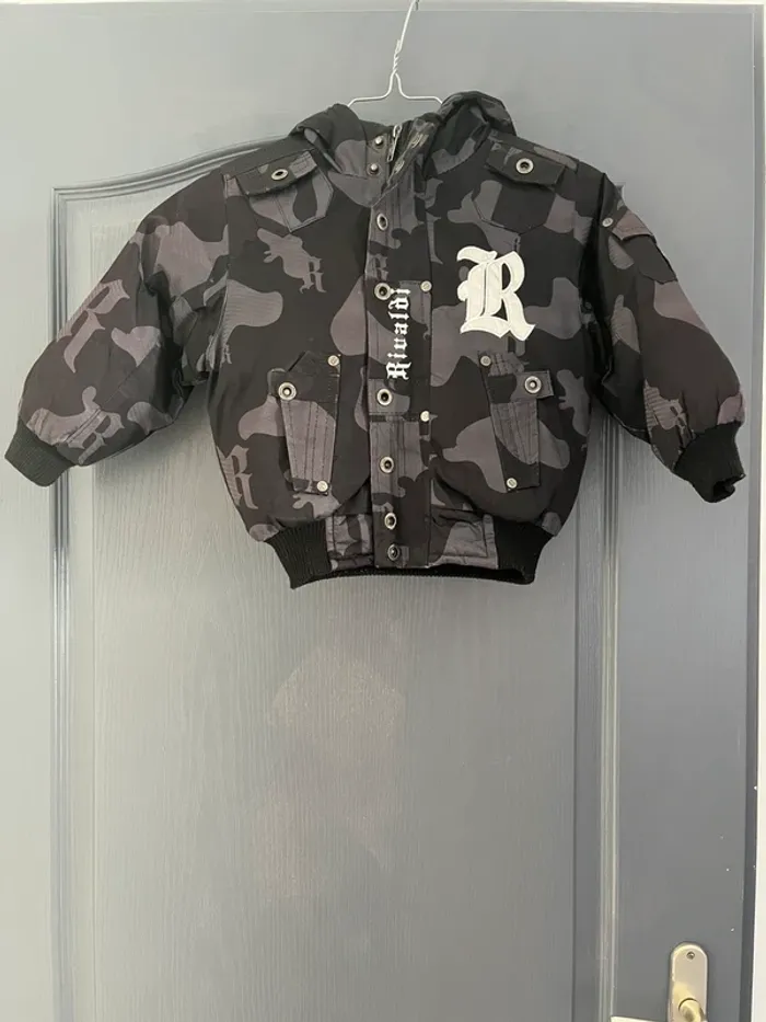 Manteau/ Blouson Doudoune enfant camouflage Rivaldi