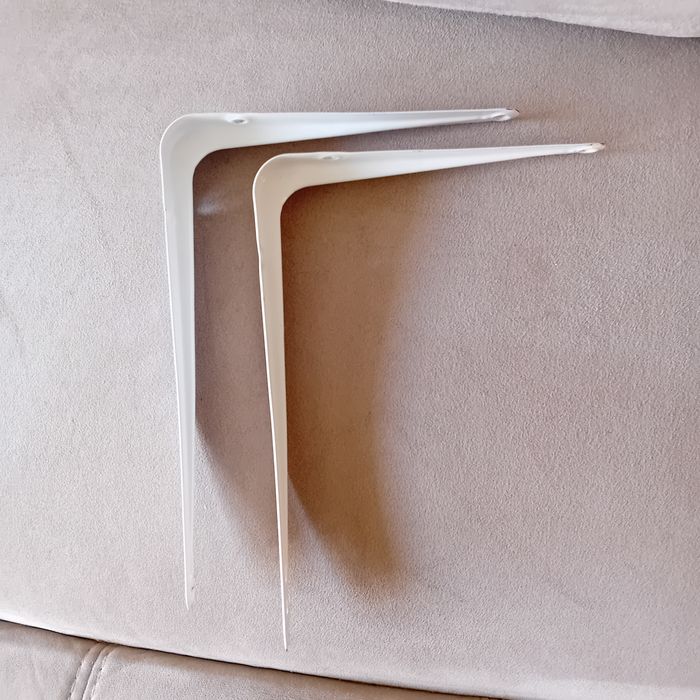 Faby27800 Equerres d'angle x 2 - 200 x 150 mm - couleur : blanc - photo numéro 2