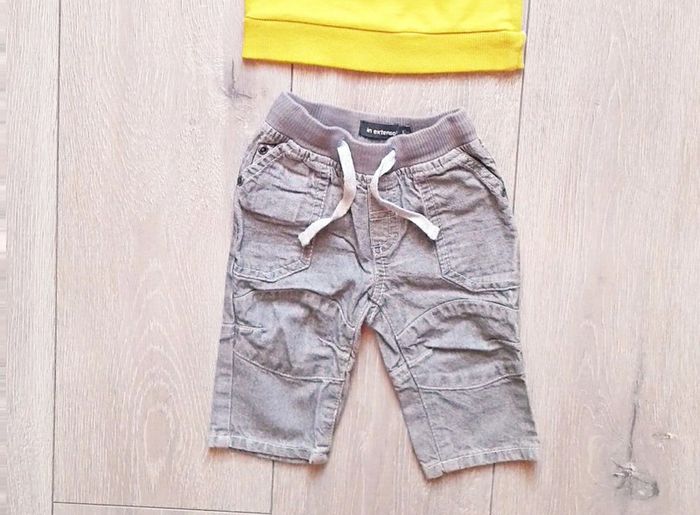 Ensemble Sweet +pantalon. Garçon 3 mois. Marque Kiabi/ In extenso - photo numéro 3