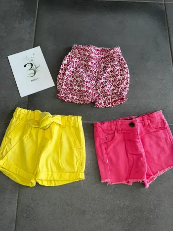 Lot short 3 mois
