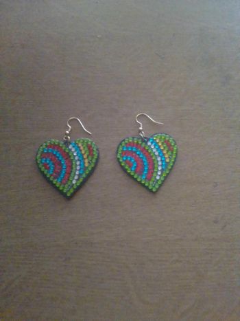 Boucles d'oreilles coeur