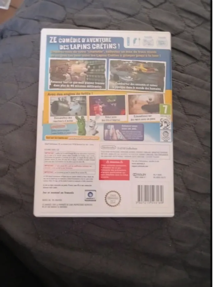 Jeu wii les Lapins Crétins la grosse aventure - photo numéro 2
