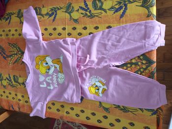 Ensemble jogging fille 6-12 mois looney tunes