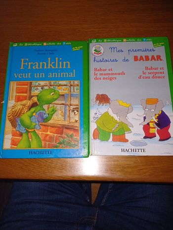 Livres Franklin et babar