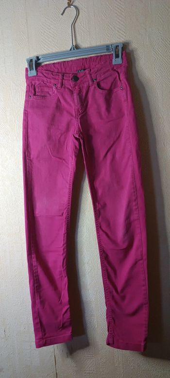 Pantalon en jeans rose fille 10 ans