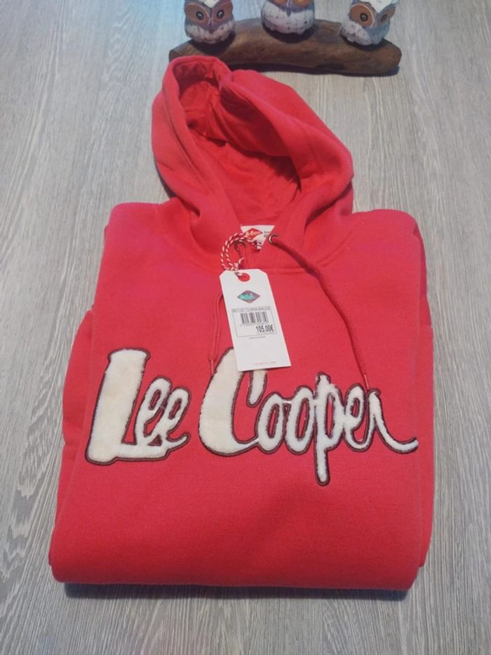 Sweat long a capuche long lee cooper rose taille l