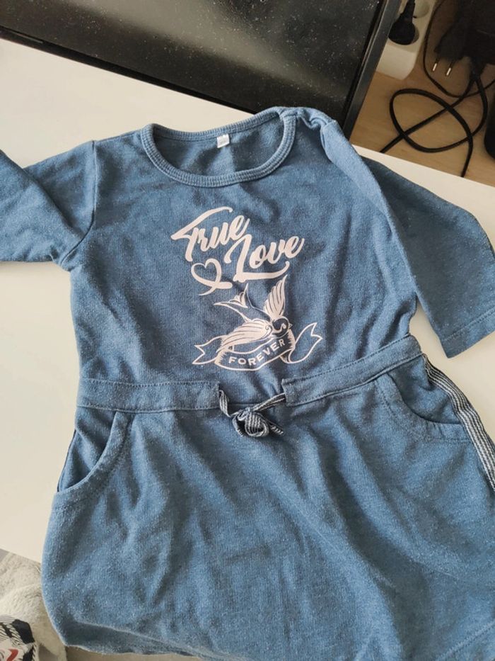 Robe bleu marine taille 92 - photo numéro 2