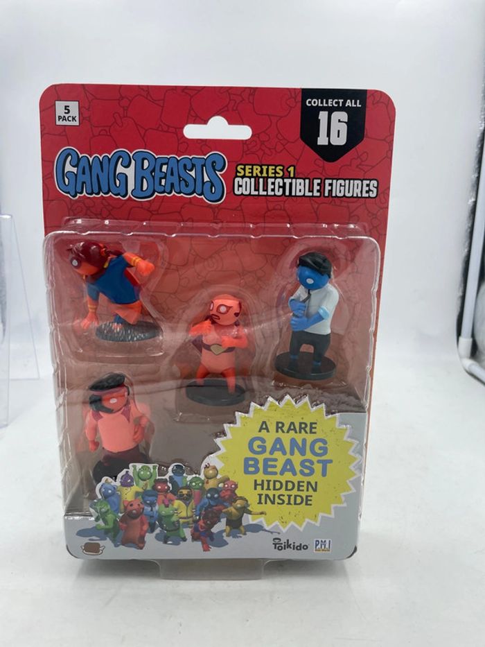 Coffret 5 figurines Gang Beasts séries 1 Toikido neuf