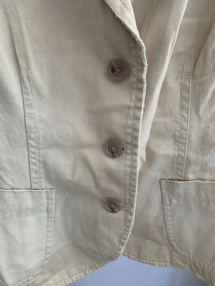 Veste J.Crew crème taille M - photo numéro 3