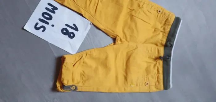 Pantalon 18mois garçon Obaïbi 80cm - photo numéro 4