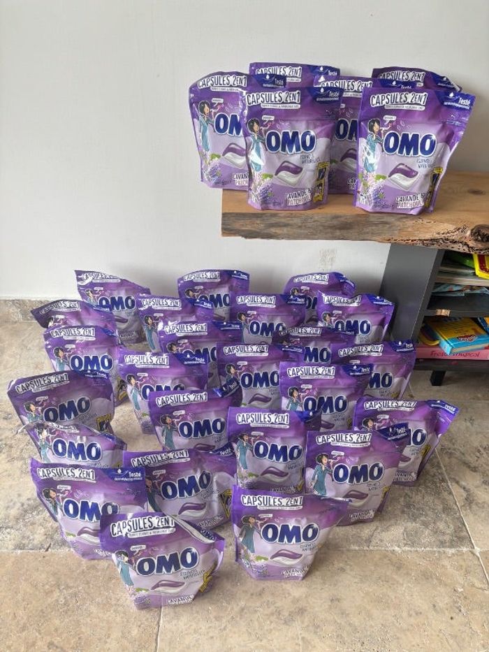 Lessive OMO 24 capsules