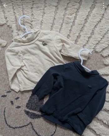 Lot de 2 sous pull orchestra 6 mois 68cms