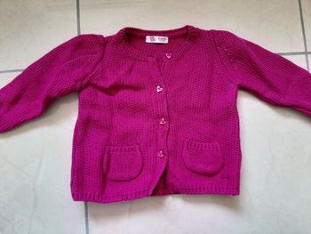 Gilet fille 9 mois