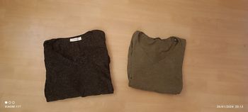 Lot 2 pulls femme taille S pailleté