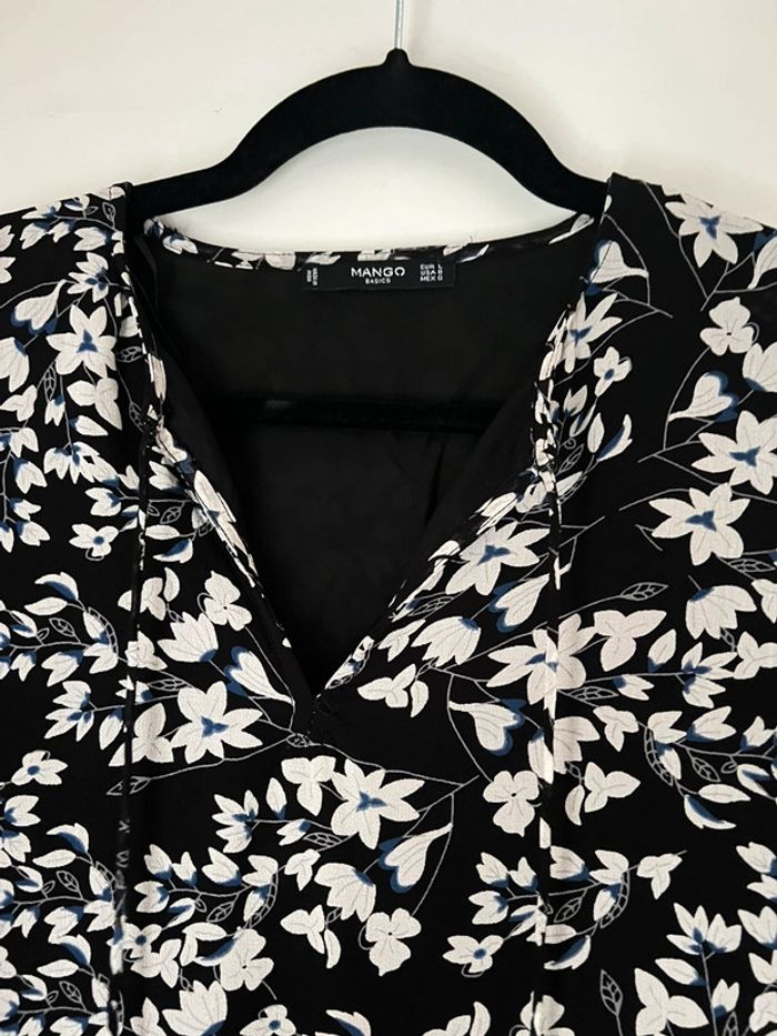 Robe courte fleurie Mango taille L - photo numéro 2