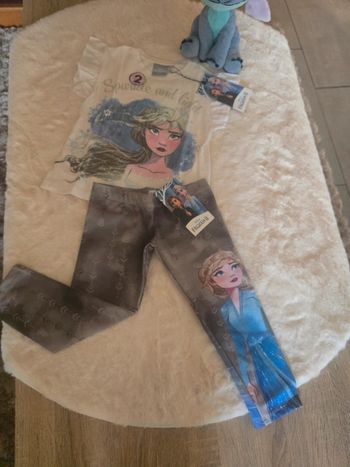 Ensemble frozen la reine de neige 2 taille 2 ans
