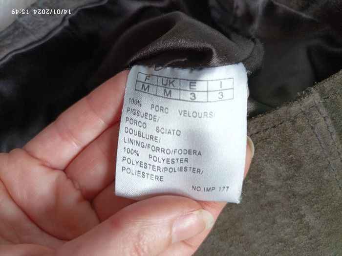 Veste cuir véritable taille M - photo numéro 2