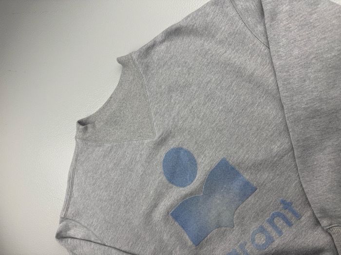 Pull Sweat Isabel marant col roulé montant gris bleu Femme - Taille 34 XS