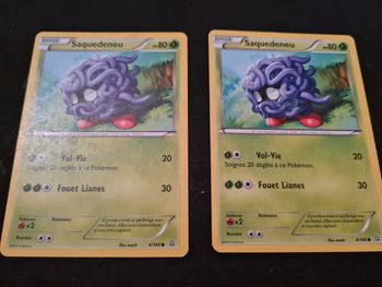 Carte pokémon  Saquedeneu 4/160