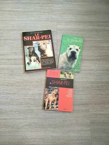 Lot de 3 livres Shar-pei