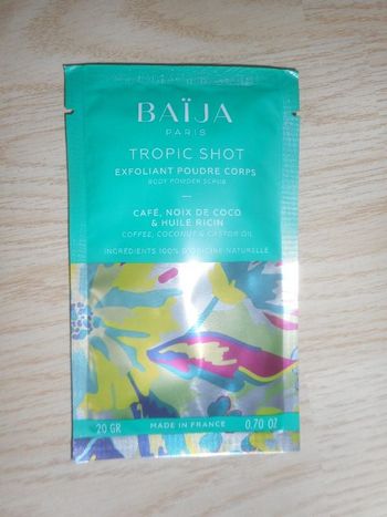 Exfoliant Poudre Corps Unidose Tropic Shot Baïja