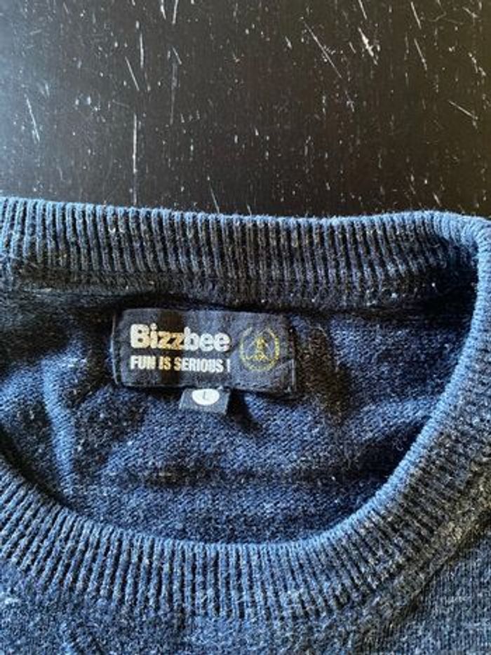 Pull bleu marine homme - photo numéro 2