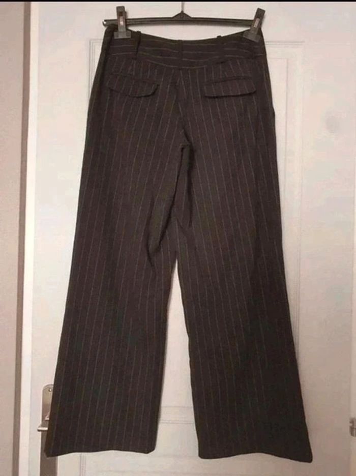 Pantalon Etam noir à rayures taille 36 - photo numéro 5