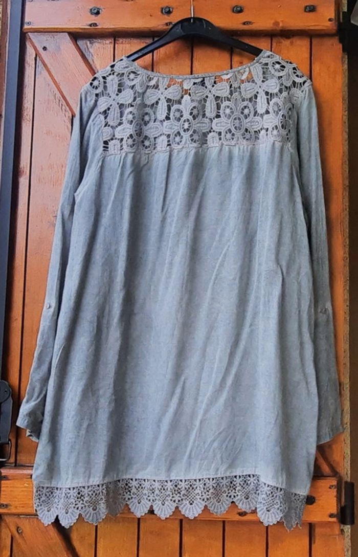 Blouse grise Gina Benotti, taille 44 - photo numéro 2