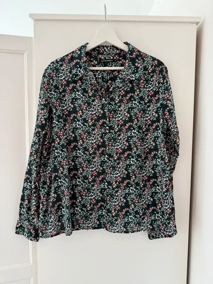 Superbe chemise en coton bio neuve Monoprix 🌸 46 - photo numéro 7