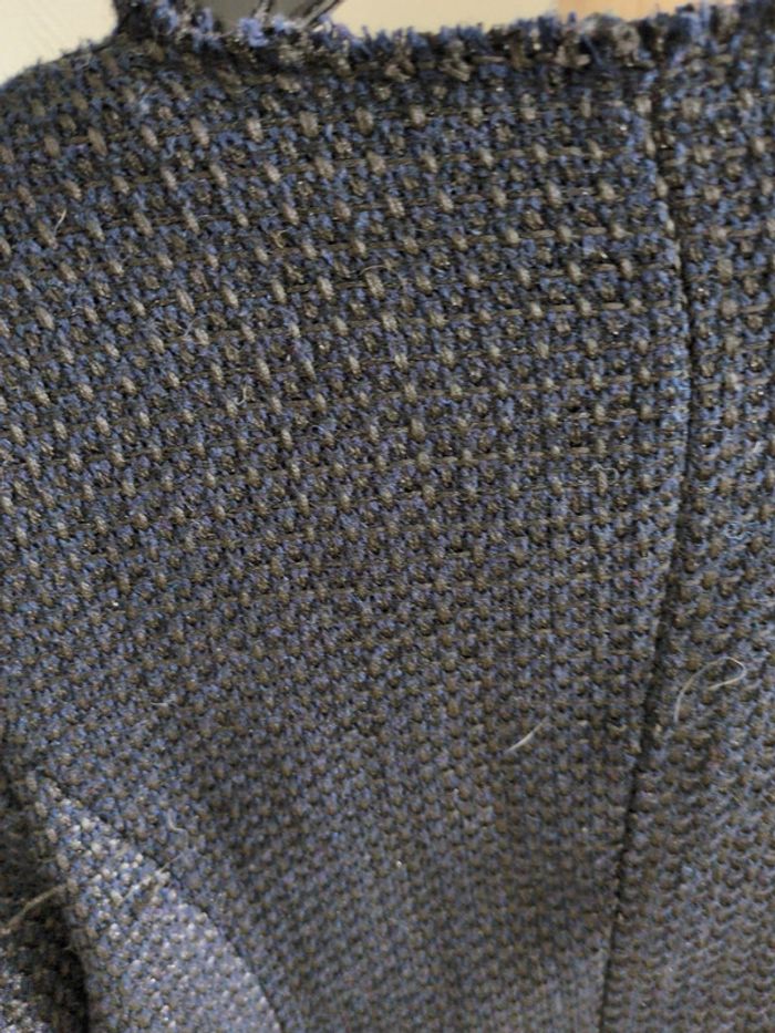Veste tweed La redoute taille 34 bleu marine - photo numéro 3