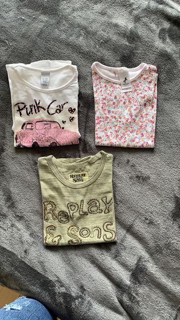Lot blouse fille