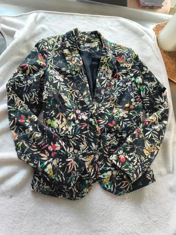 Veste tailleur fleurie