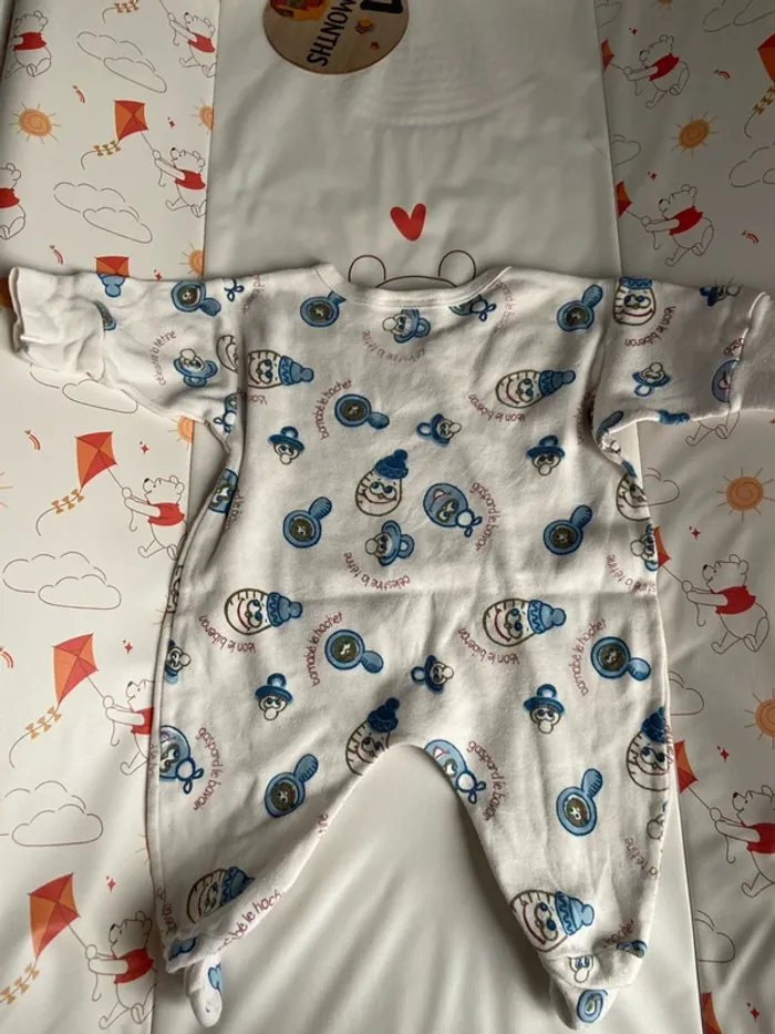 Pyjama été taille 1 mois mixte - photo numéro 3