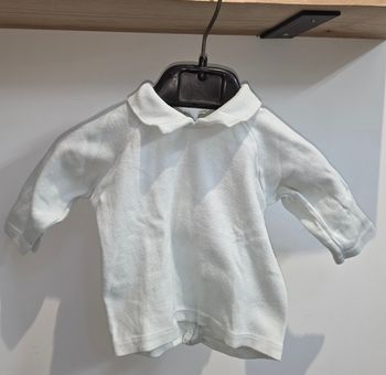 Tee-shirt ML bleu clair 3 mois