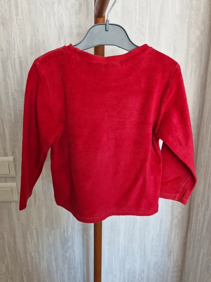 Haut de pyjama garço2 ans Cars Disney rouge Voiture Lightning McQueen - photo numéro 5