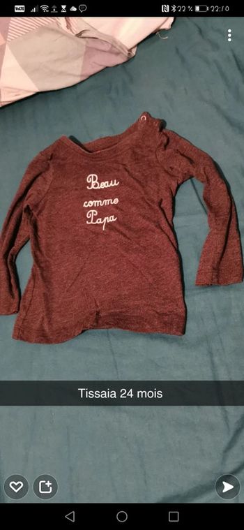 Pull sweet beau comme papa