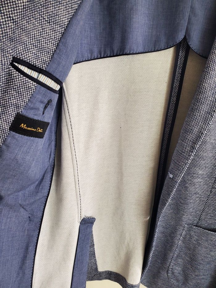 Blazer Homme lin Massimo Dutti - photo numéro 7