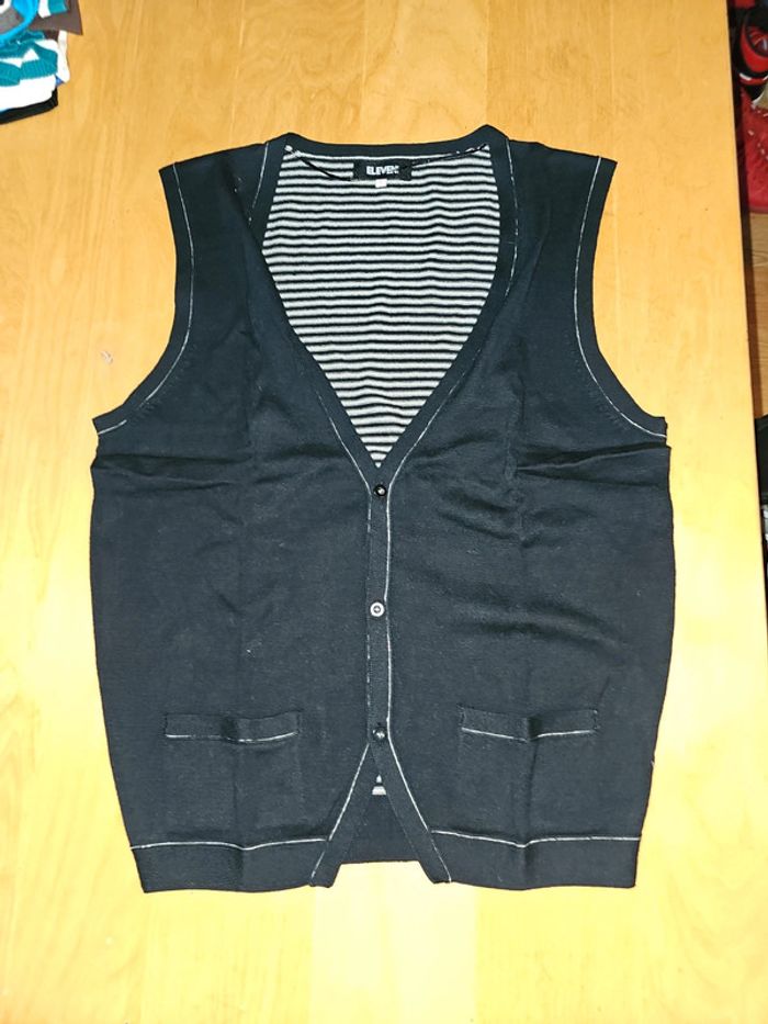 🔥Vintage🔥Gilet Eleven Paris T.XL💫
