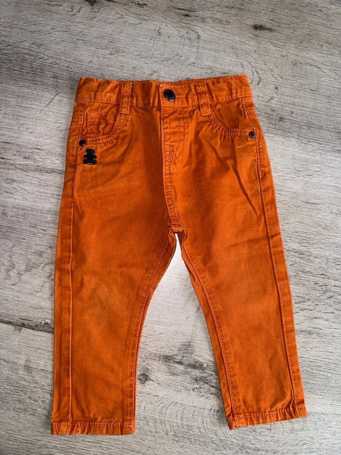 Pantalon rouille Lulu castagnette 18 mois