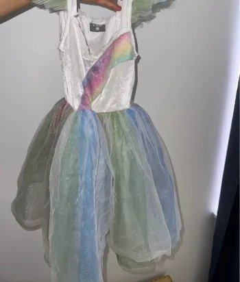 Robe de déguisement arc en ciel