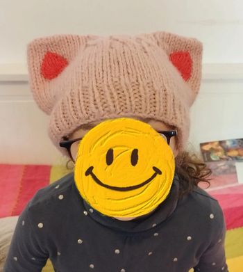 Bonnet chat enfant