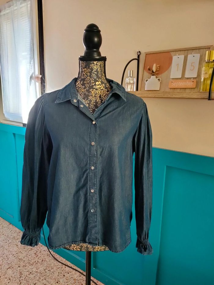 Chemise légère Only bleu brut