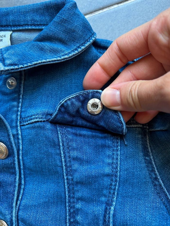 Veste en jeans bébé fille TAO - photo numéro 4