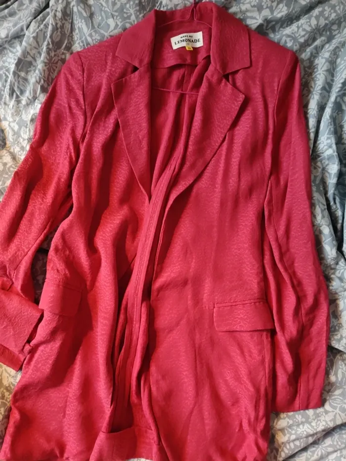 Veste Monica Make My Lemonade fuchsia, taille L (40), très bon état - photo numéro 3