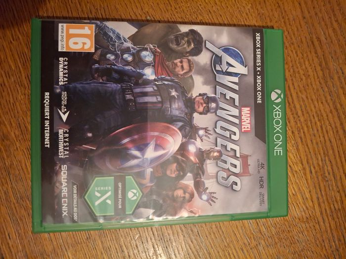 Jeu xbox one et serie x avengers marvel