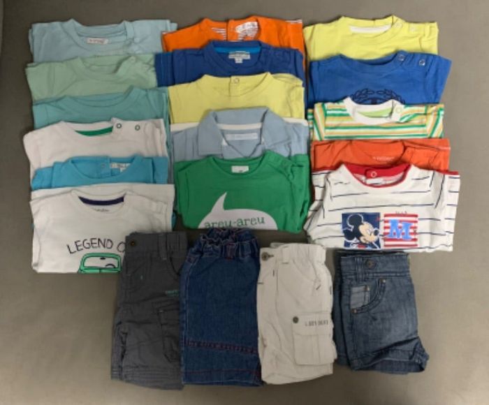 Lot Tee-shirts et shorts