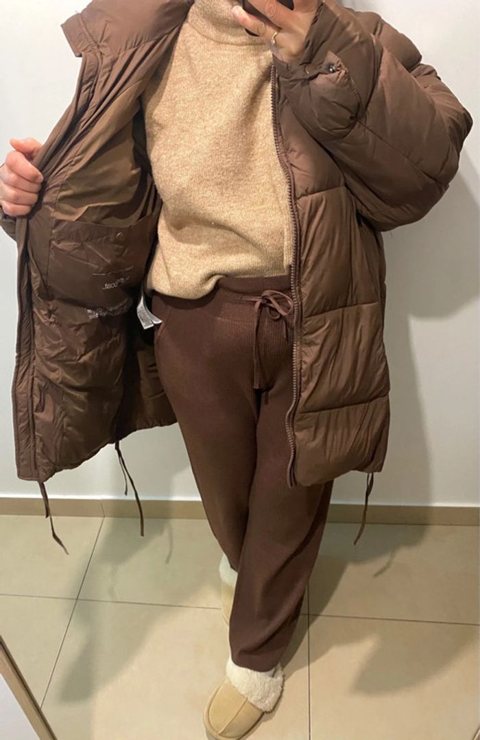 Doudoune Puffer Coat Oversize Chaude ZARA Taille M Et Plus - photo numéro 3