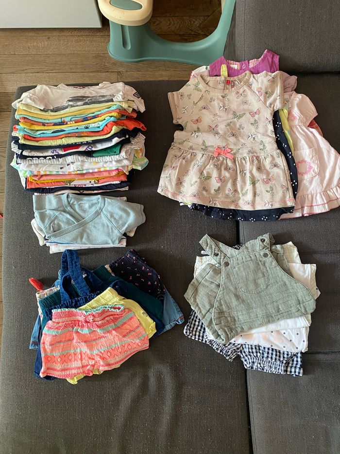 Lot vêtements été 6 mois